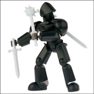 Stikfas figure 35 Omega Male Black Knight