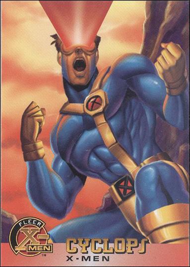 1996 Fleer X-Men International (Base Set) card 5 Cyclops