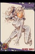 1997 Fleer Ultra Spider-Man (Base Set Red) card 59 Silver Sable