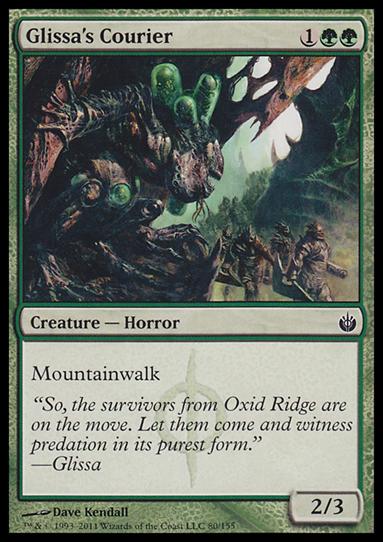 Magic the Gathering: Mirrodin Besieged (Base Set) card 80 Glissa's Courier