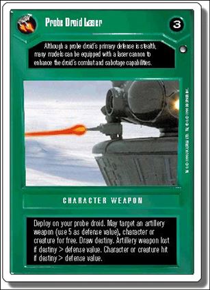 Star Wars: Hoth Revised (Base Set) card 80 Probe Droid Laser