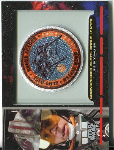 Star Wars Galactic Files (Patch Subset) card PR-17 Snowspeeder Pilots: Rogue Leader Luke Skywalker