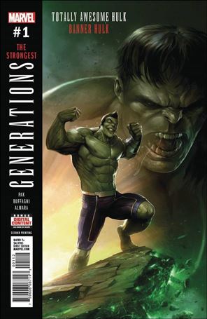 Generations: Banner Hulk & the Totally Awesome Hulk issue 1-F Francesco Mattina Cover (Second Printing)