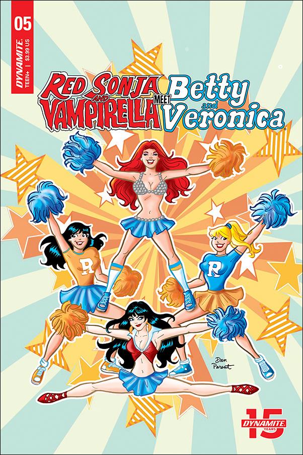 Red Sonja and Vampirella Meet Betty and Veronica issue 5-D Dan Parent Cover