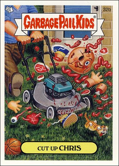 Garbage Pail Kids All-New Series 4 (Base Set) card 32b Cut Up Chris