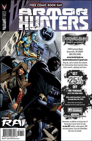 Valiant FCBD 2014 Armor Hunters Special issue nn-BD Borderlands Comics and Games Cover