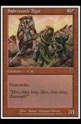 Magic the Gathering: 7th Edition (Base Set) card 215 Sabretooth Tiger