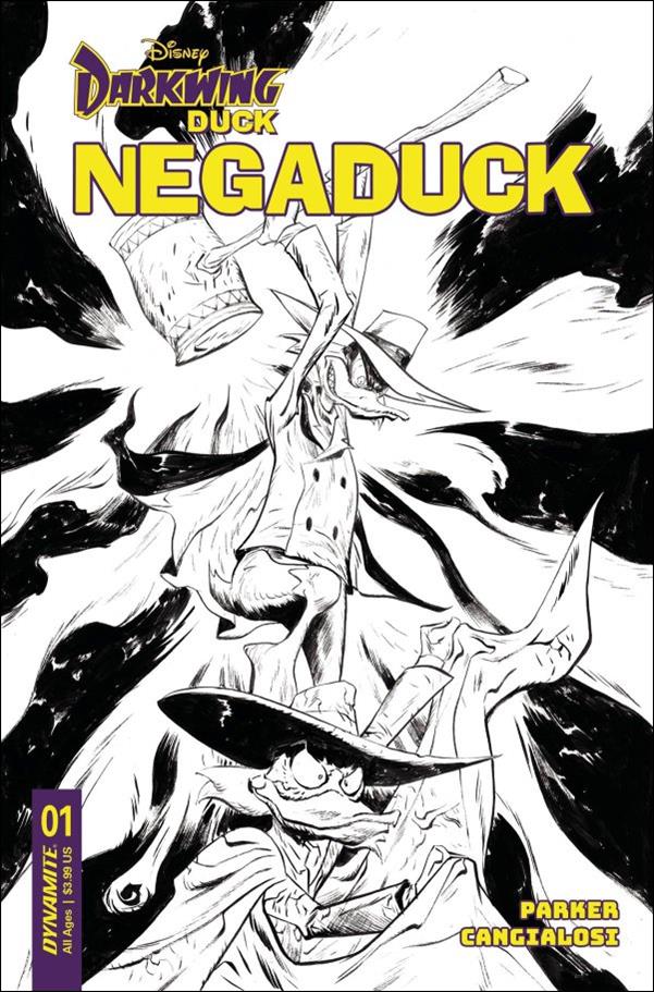 Negaduck issue 1-K Jae Lee 1:15 Line Art Cover