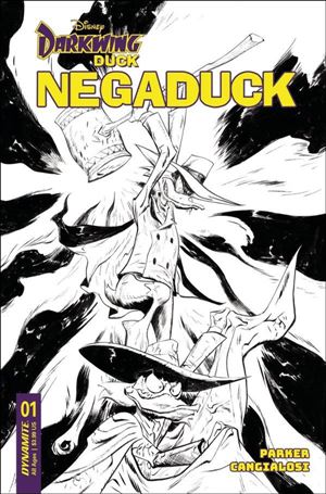 Negaduck issue 1-K Jae Lee 1:15 Line Art Cover