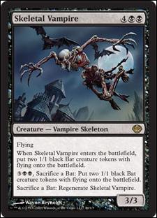Magic the Gathering: Duel Decks: Garruk vs. Liliana (Base Set) card 46 Skeletal Vampire