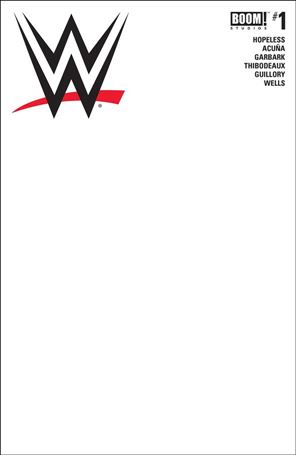 WWE issue 1-D Blank Cover