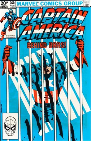 Captain America (1968) issue 260-B UK Price Cover