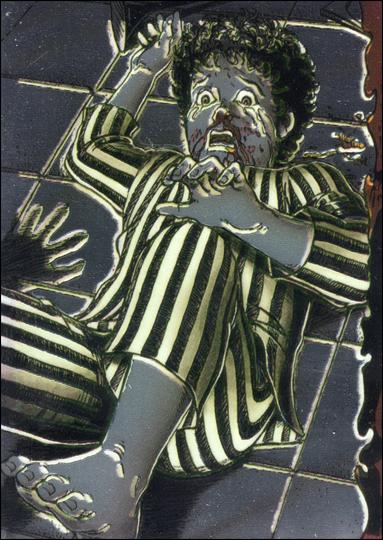 Evil Ernie Series II Chromium: Glow in the Dark (Base Set) card 12 Rise of Evil