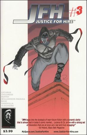 JFH: Justice for Hire issue 3-B Antonio Rojo Cover