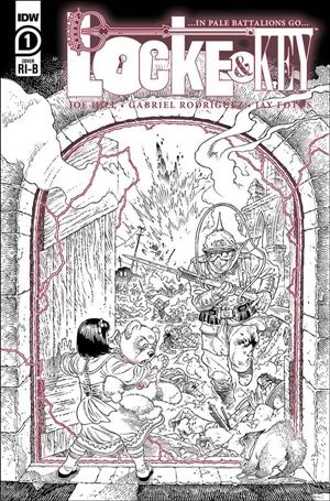 Locke & Key: ...In Pale Battalions Go... issue 1-C Gabriel Rodriguez 1:25 Black & White Cover