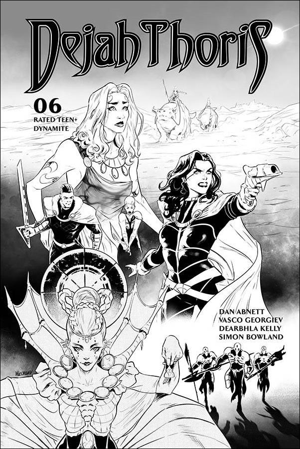 Dejah Thoris (2019) issue 6-M Vasco Georgiev 1:25 Black & White Cover