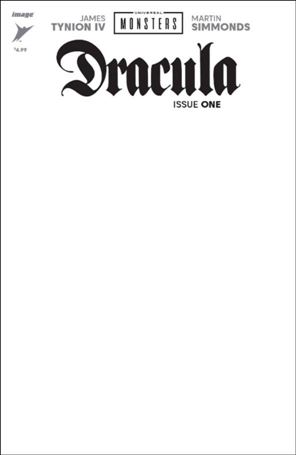 Universal Monsters: Dracula (2023) issue 1-C Blank/Sketch Cover