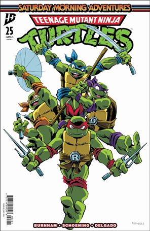 Teenage Mutant Ninja Turtles: Saturday Morning Adventures Continued issue 25-C Ciro Nieli Cover
