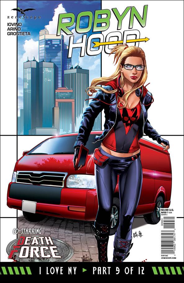 Robyn Hood: I Love NY issue 9-C Allan Otero Cover