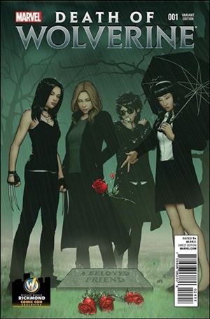 Death of Wolverine issue 1-W John Tyler Christopher Wizard World Cover