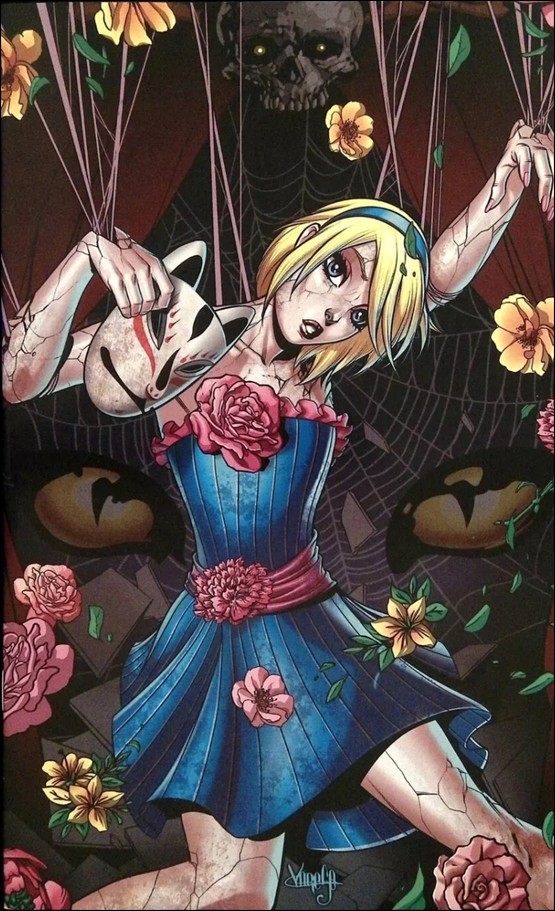 Maria Llovet's Porcelain issue 1-L Jose Varese Power Comicon Cover 1/500