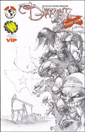 Darkness: First Look issue 1-B Wizard World Texas V.I.P. Sketch Cover