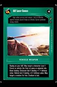 Star Wars: Theed Palace Limited (Base Set) card 61 AAT Laser Cannon