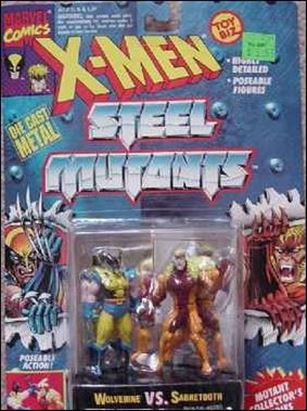 X-Men Steel Mutants (2-Packs) figure 4 Wolverine vs Sabretooth