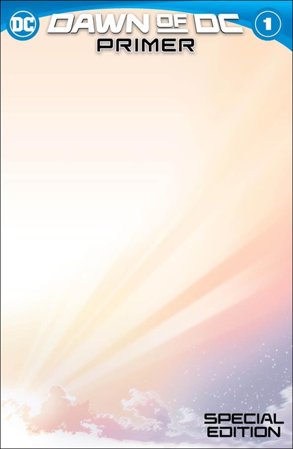 Dawn of DC: Primer issue 1-B Blank/Sketch Cover