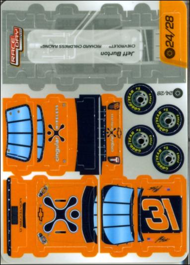 NASCAR Race Day 2005 (Base Set) card 24.2 Jeff Burton