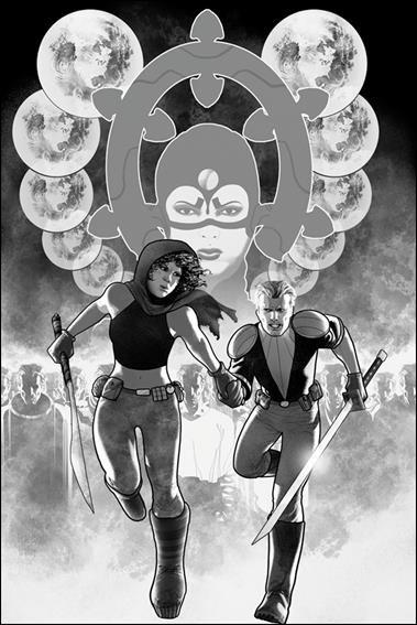 Higher Earth issue 9-D Frazer Irving 1:25 Virgin Grayscale Cover