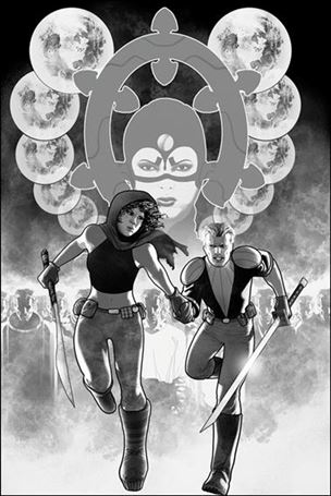 Higher Earth issue 9-D Frazer Irving 1:25 Virgin Grayscale Cover
