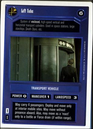 Star Wars: Premiere Unlimited (Base Set) card 146 Lift Tube