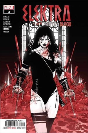 Elektra: Black, White & Blood issue 3 Paolo Siqueira Cover