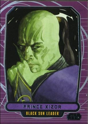 Star Wars Galactic Files (Base Set) card 193 Prince Xizor Black Sun Leader