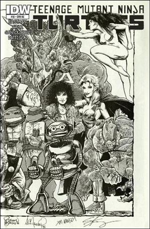 Teenage Mutant Ninja Turtles (2011) issue 33-E Creator Jam Jetpack Comics Wraparound Cover 1/750