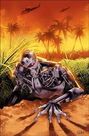 Terminator (2024) issue 2-O Edwin Galmon Virgin 1:50 Cardstock Cover