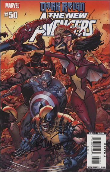 New Avengers (2005) issue 50-C DF Billy Tan Cover (Signed by Billy Tan) 1/150