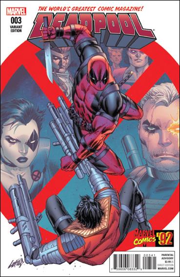 Deadpool (2016) issue 3-C Rob Liefeld 1:20 Marvel '92 Cover