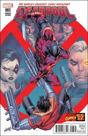 Deadpool (2016) issue 3-C Rob Liefeld 1:20 Marvel '92 Cover