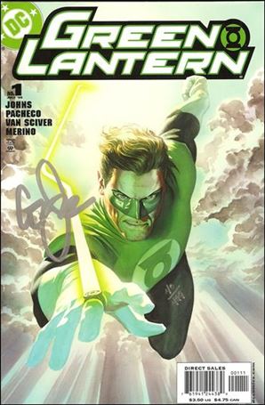 Green Lantern (2005) issue 1-C DF Alex Ross Cover (Signed by Geoff Johns) 1/499