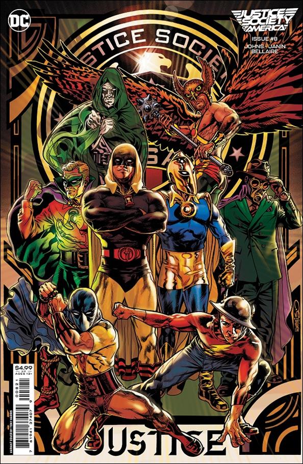 Justice Society of America (2022) issue 8-B Tony Harris Cardstock Cover