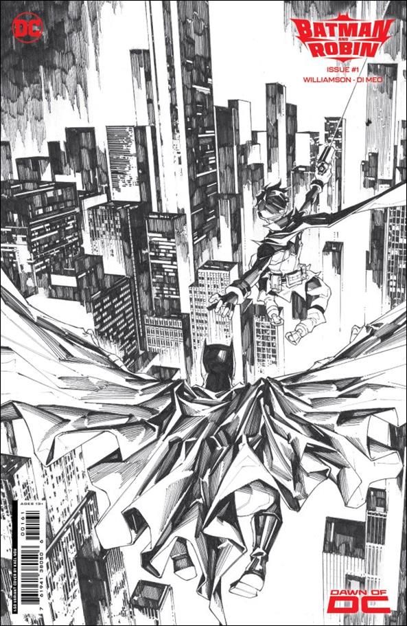 Batman and Robin (2023) issue 1-F Kael Ngu 1:50 B&W Cardstock Cover