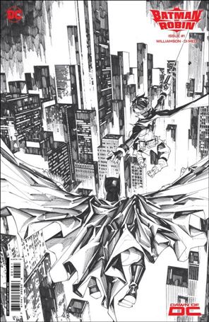 Batman and Robin (2023) issue 1-F Kael Ngu 1:50 B&W Cardstock Cover