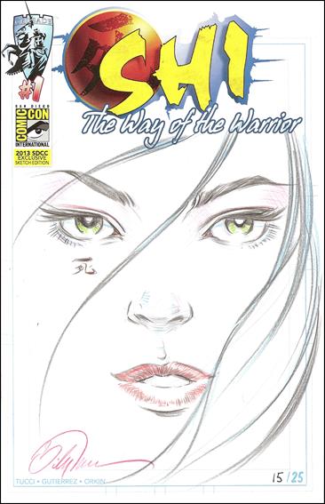 Shi: The Way of the Warrior issue 1-H San Diego Comic-Con Sketch Cover 1/25