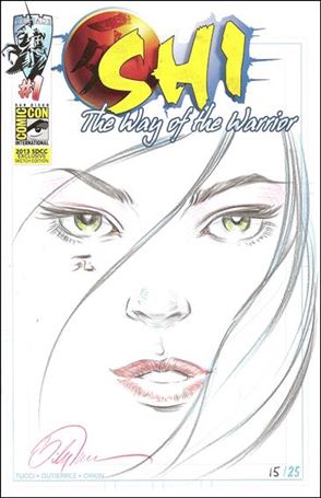 Shi: The Way of the Warrior issue 1-H San Diego Comic-Con Sketch Cover 1/25