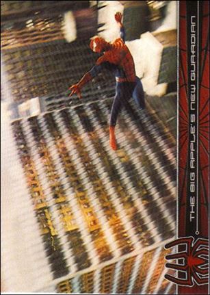 Spider-Man: The Movie (Base Set) card 42 The Big Apple's New Guardian