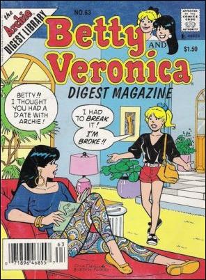 Betty and Veronica Digest Magazine issue 63