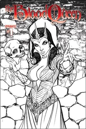 Blood Queen issue 1-C Ale Garza 1:10 Black & White Cover