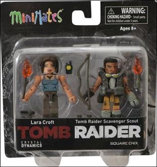 Tomb Raider Minimates figure 1 Lara Croft and Scavenger Scout
